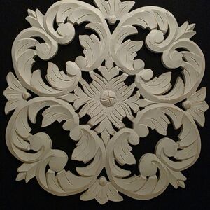 Elegant Light Teal Wall Medallion Decor